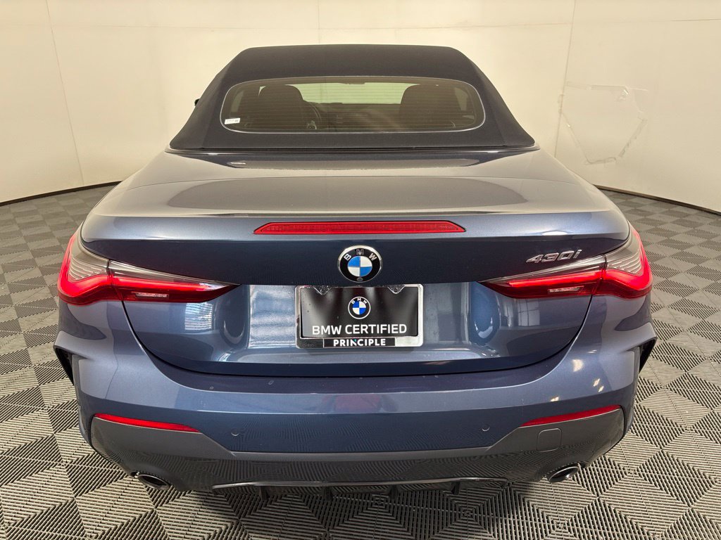 Used 2021 BMW 430i Convertible w/ M Sport Package RWD image 6