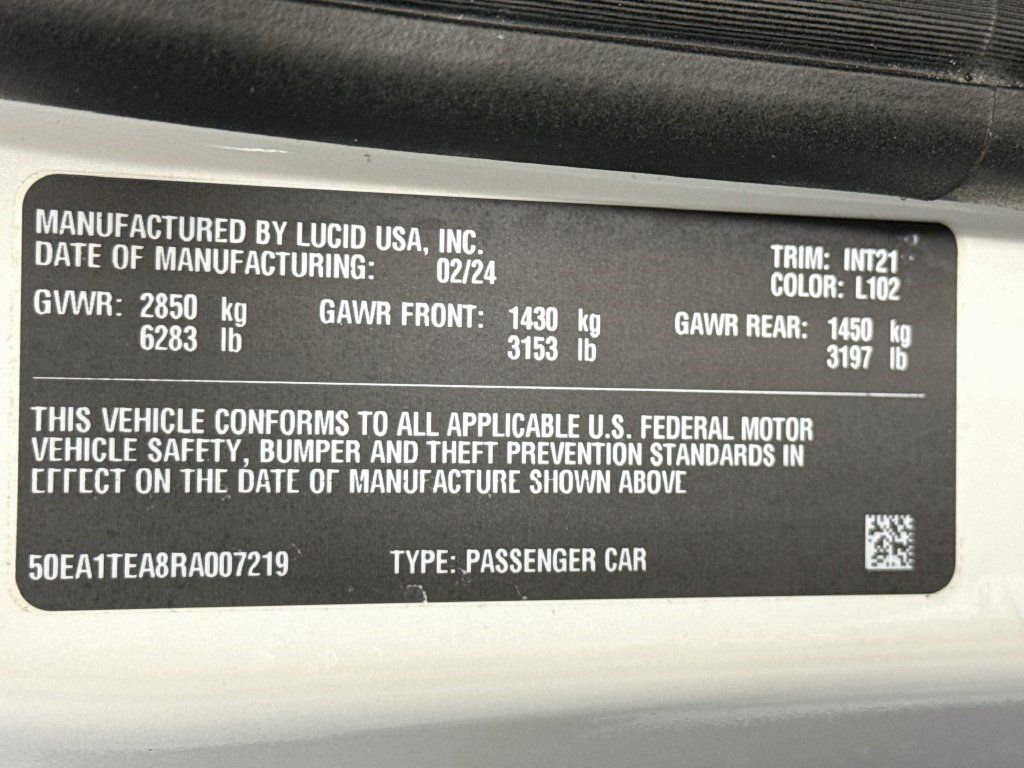 Used 2024 Lucid Air Touring AWD/4WD image 36