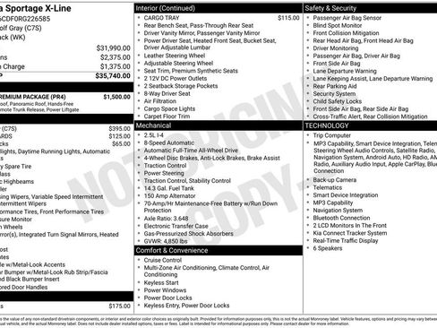 Used 2024 Kia Sportage X-Line w/ X-Line Premium Package AWD/4WD image 34