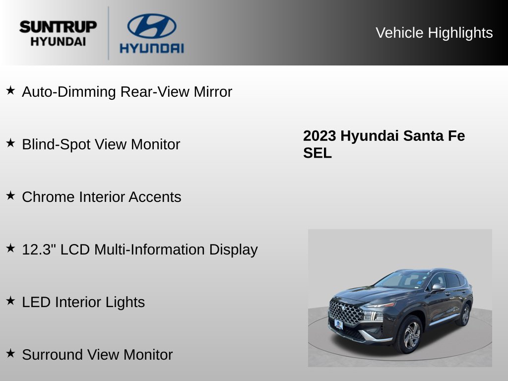 Used 2023 Hyundai Santa Fe SEL w/ Premium Package AWD/4WD image 23