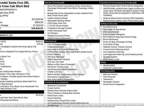 Certified 2023 Hyundai Santa Cruz SEL Premium AWD/4WD image 37
