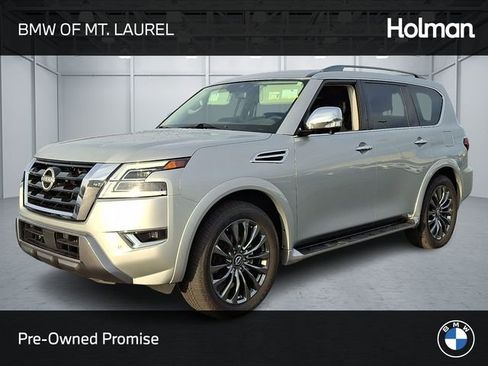 Used 2023 Nissan Armada Platinum w/ Captain's Chairs Package image 1