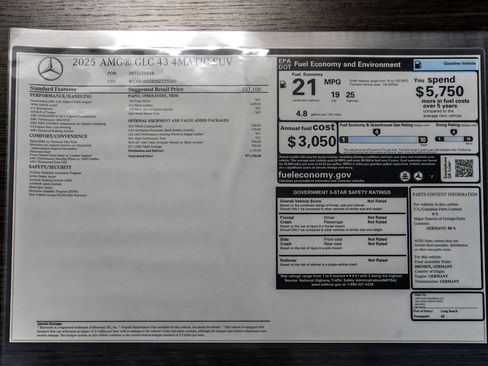 New 2025 Mercedes-Benz GLC 43 AMG 4MATIC image 36