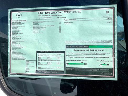 New 2026 Mercedes-Benz Sprinter 3500 image 13