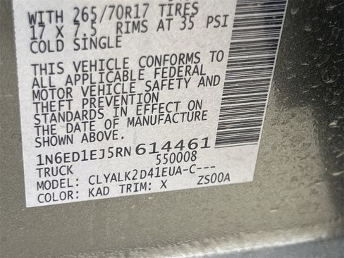 Certified 2024 Nissan Frontier Pro-X w/ Pro Convenience Package image 11