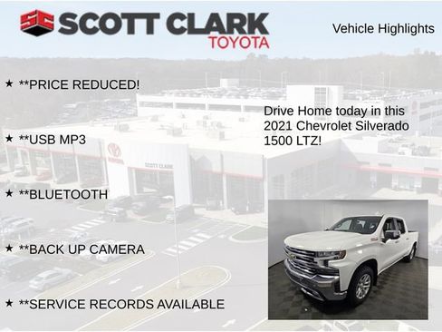 Used 2021 Chevrolet Silverado 1500 LTZ w/ Technology Package image 8