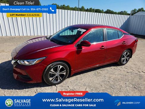 Used 2021 Nissan Sentra SV FWD image 1