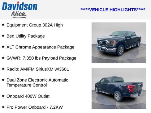 Used 2023 Ford F150 XLT w/ Equipment Group 302A High AWD/4WD image 4