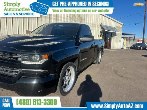 Used 2018 Chevrolet Silverado 1500 W/T w/ Black Out Edition image 3