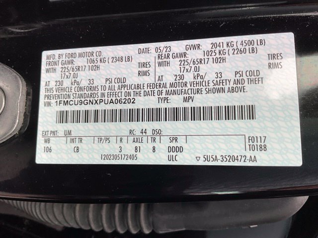 Used 2023 Ford Escape Active AWD/4WD image 46