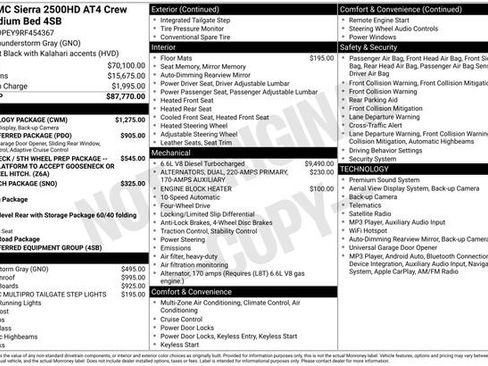 Used 2024 GMC Sierra 2500 AT4 w/ Technology Package AWD/4WD image 16