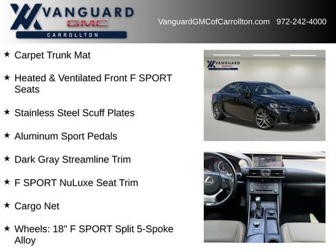 Used 2020 Lexus IS 350 F Sport w/ F Sport Package RWD image 18