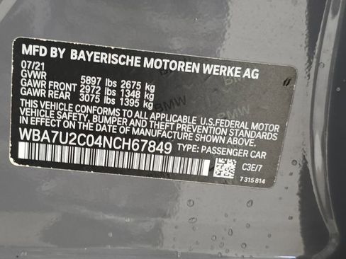 Used 2022 BMW 750i xDrive w/ Luxury Rear Seating Package AWD/4WD image 34