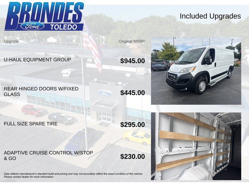 Used 2025 RAM ProMaster 2500 w/ U-Haul Equipment Group FWD image 6