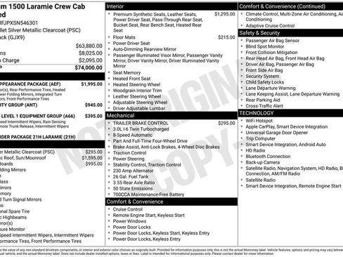 Used 2025 RAM 1500 Laramie w/ Sport Appearance Package AWD/4WD image 36