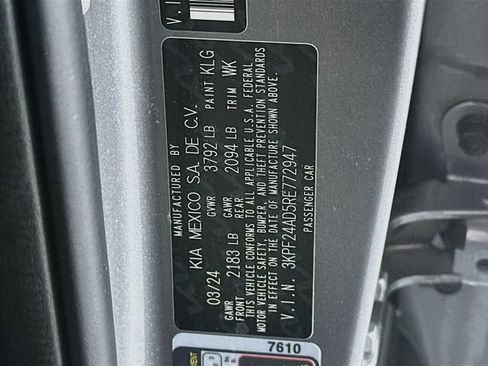 Used 2024 Kia Forte LXS FWD image 30