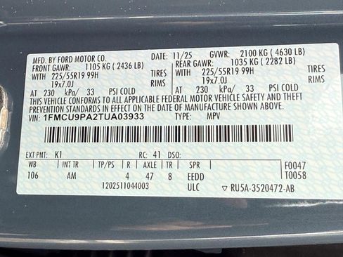 New 2025 Ford Escape ST-Line Elite w/ Premium Technology Package image 18