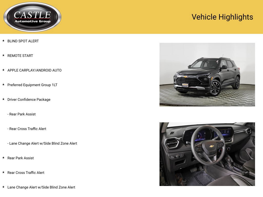 Used 2024 Chevrolet TrailBlazer LT w/ Driver Confidence Package FWD image 3