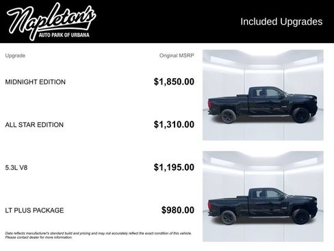 Used 2016 Chevrolet Silverado 1500 LT w/ Midnight Edition AWD/4WD image 9
