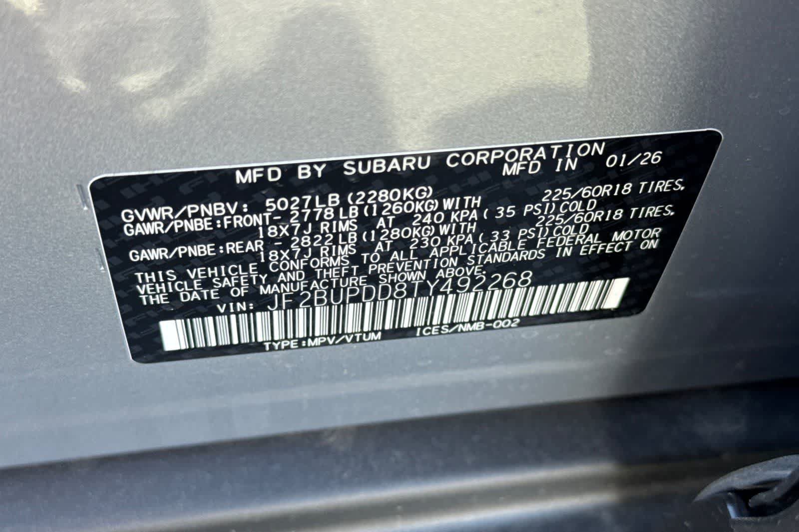 New 2026 Subaru Outback Limited AWD/4WD image 33