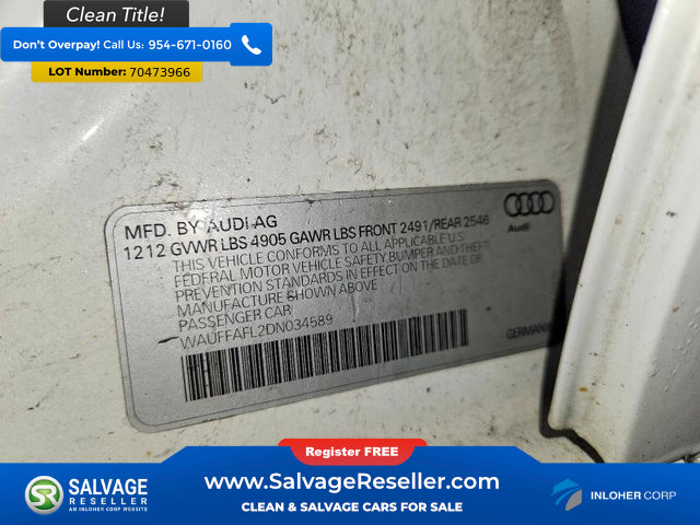Used 2013 Audi A4 2.0T Premium Plus AWD/4WD image 16