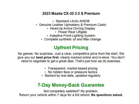 Used 2023 MAZDA CX-30 AWD 2.5 S w/ Premium Package image 2