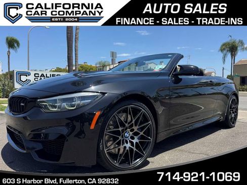 Used 2020 BMW M4 Convertible w/ Competition Package RWD image 1