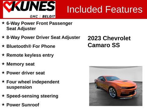 Used 2023 Chevrolet Camaro SS RWD image 3