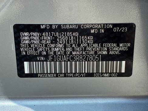 Used 2024 Subaru Impreza 2.0i Sport AWD/4WD image 28