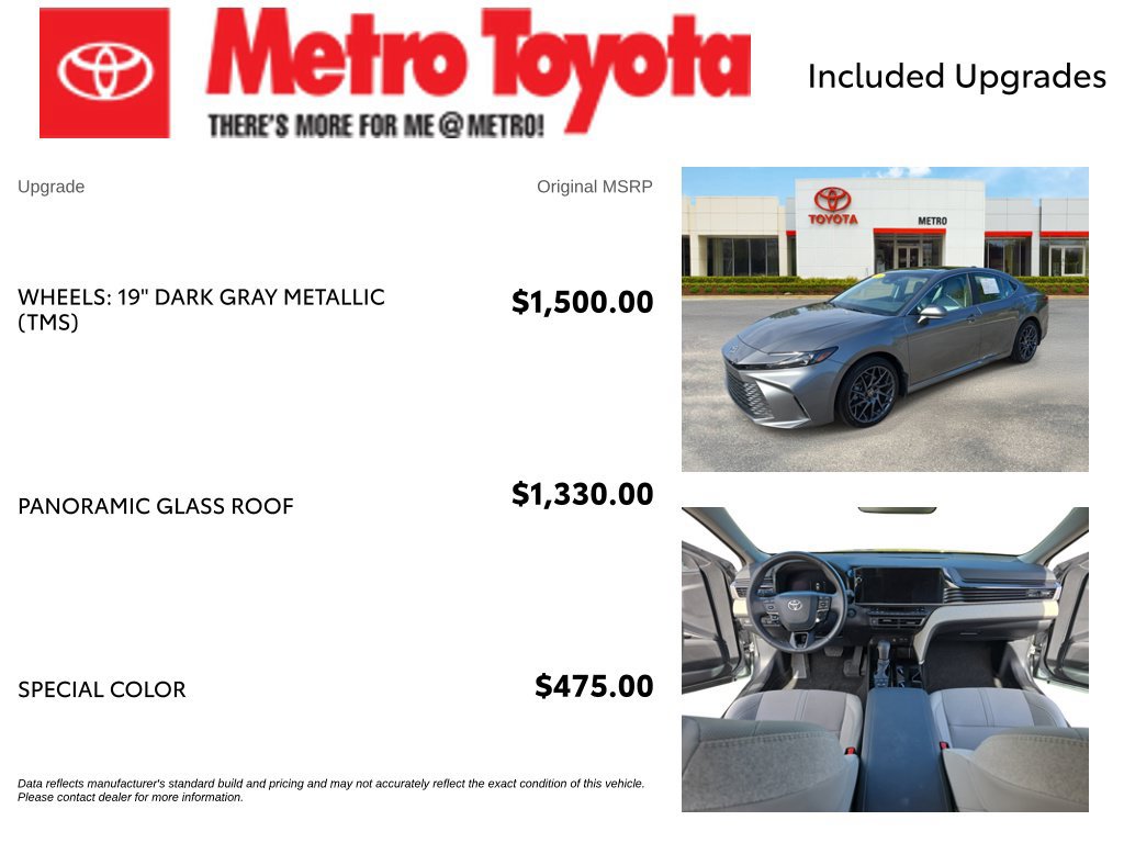 Certified 2026 Toyota Camry XLE AWD/4WD image 4