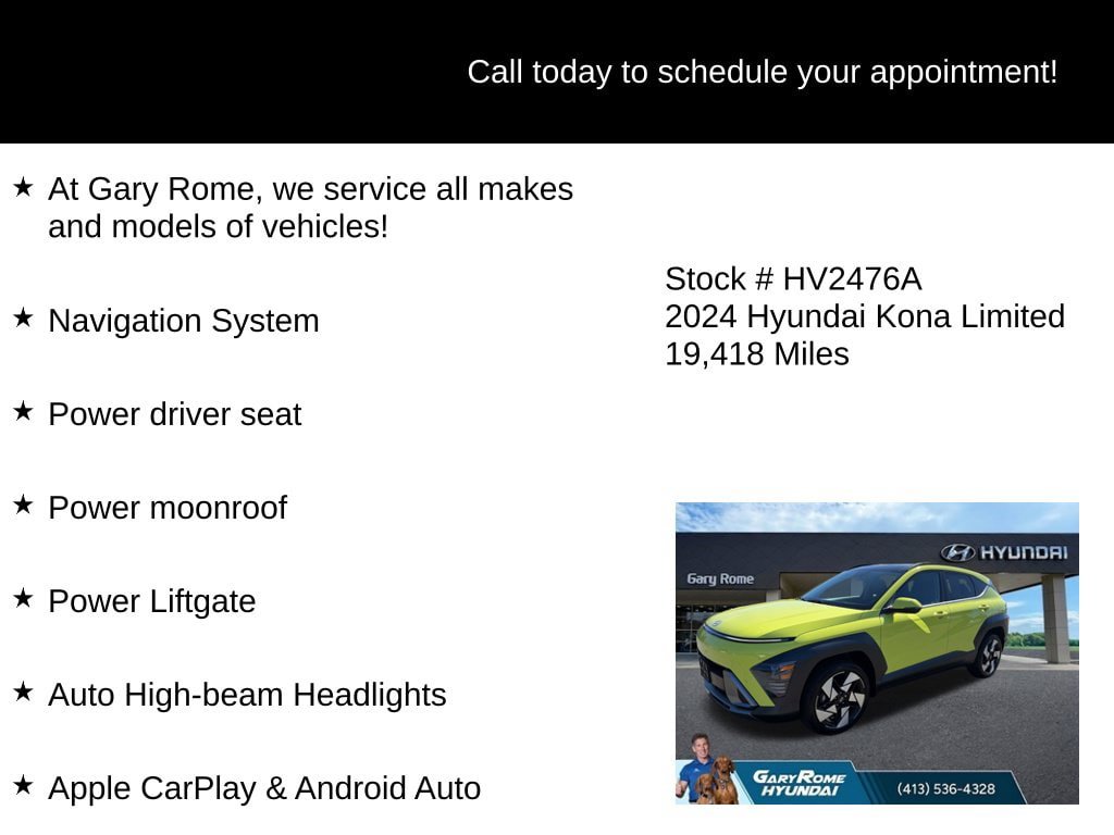 Certified 2024 Hyundai Kona Limited AWD/4WD image 6