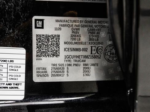 Used 2021 Chevrolet Silverado 1500 High Country w/ Technology Package image 58