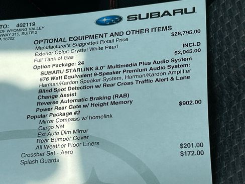 Used 2019 Subaru Forester Sport w/ Popular Package #2 AWD/4WD image 20