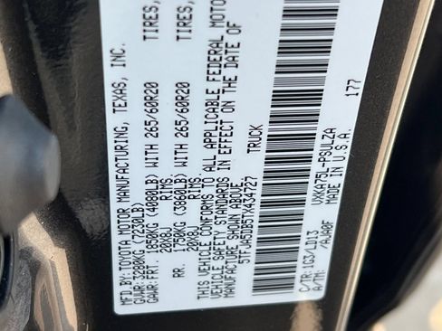 New 2026 Toyota Tundra Limited AWD/4WD image 21