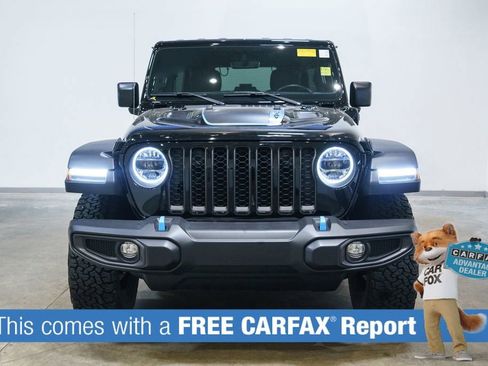 Used 2023 Jeep Wrangler Unlimited Rubicon 4xe w/ Cold Weather Group AWD/4WD image 2
