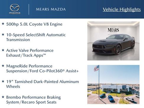 Used 2026 Ford Mustang Dark Horse RWD image 2