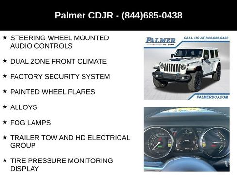 Used 2022 Jeep Wrangler Unlimited Rubicon 4xe w/ Steel Bumper Group image 24