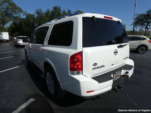 Used 2015 Nissan Armada Platinum w/ 2nd Row Captain Seat Package AWD/4WD image 9
