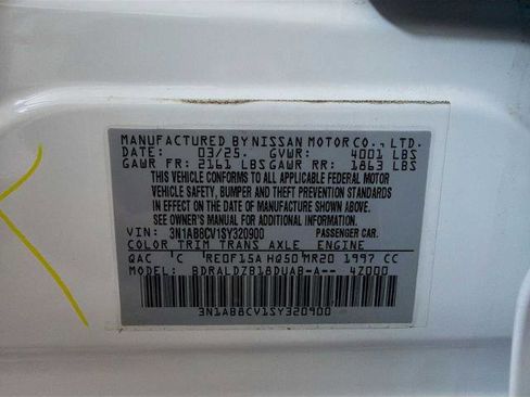 Certified 2025 Nissan Sentra SV w/ SV Premium Package FWD image 29