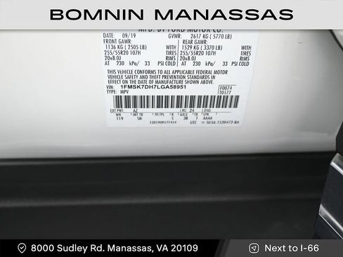 Used 2020 Ford Explorer XLT w/ Equipment Group 202A image 23