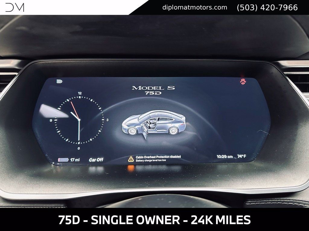 Used 2017 Tesla Model S 75D AWD/4WD image 32