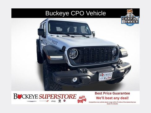 Certified 2025 Jeep Wrangler Willys 4xe image 1