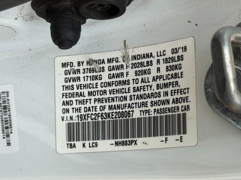 Used 2019 Honda Civic LX image 38