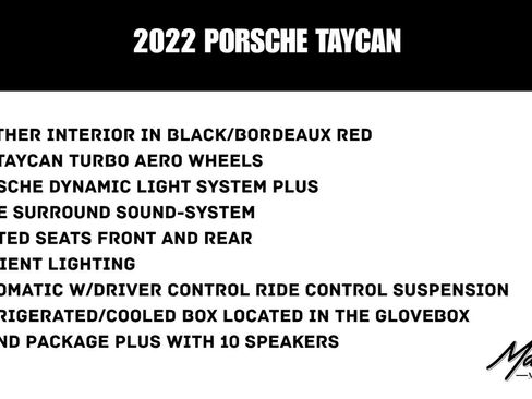 Used 2022 Porsche Taycan RWD image 2