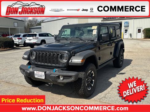 Used 2025 Jeep Wrangler Unlimited Rubicon 4xe w/ Safety Group AWD/4WD image 1