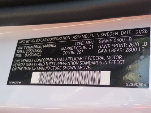 New 2026 Volvo XC60 B5 Plus w/ Climate Package AWD/4WD image 23