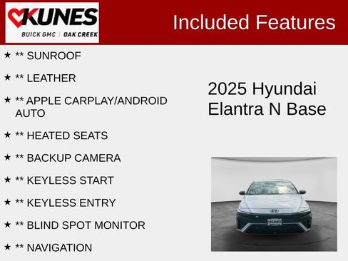 Used 2025 Hyundai Elantra N FWD image 2