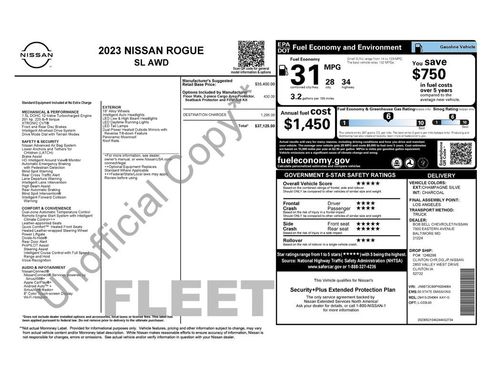 Used 2023 Nissan Rogue SL AWD/4WD image 36