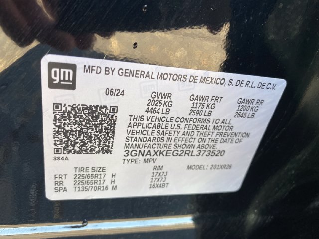 Certified 2024 Chevrolet Equinox LT w/ LPO, Floor Liner Package FWD image 25