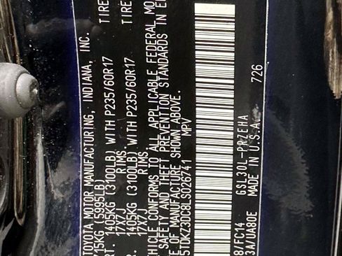 Used 2020 Toyota Sienna LE FWD image 34